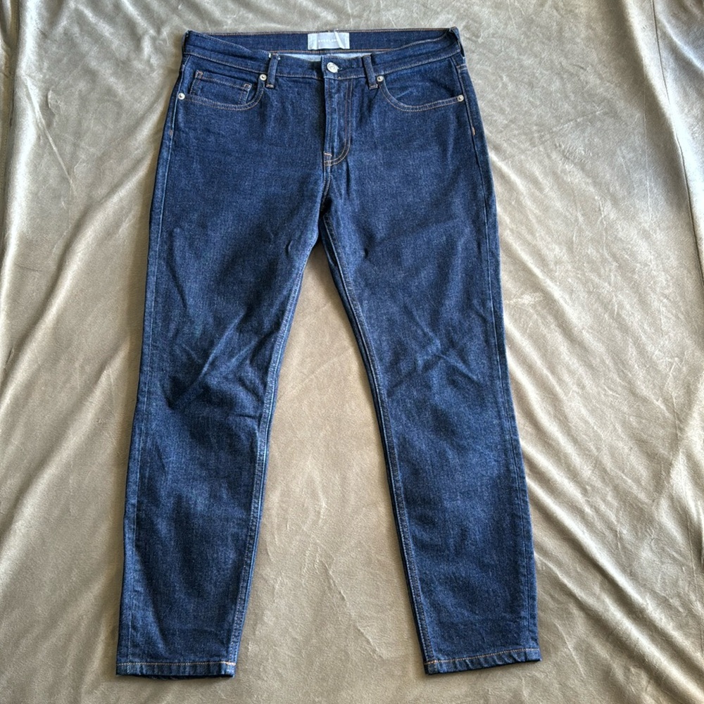 Everlane Women's Ankle & Cropped Jeans - Dark Blue